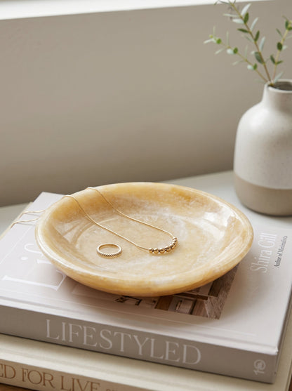 Natural Onyx Decorative Shallow Bowl - product image 9