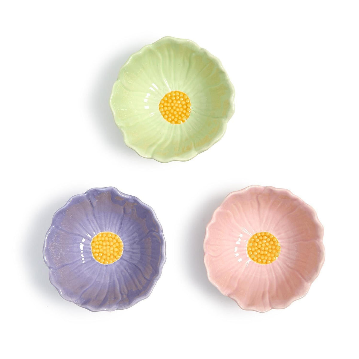 Flower Tidbit Bowls, Set of 3 - product image 2