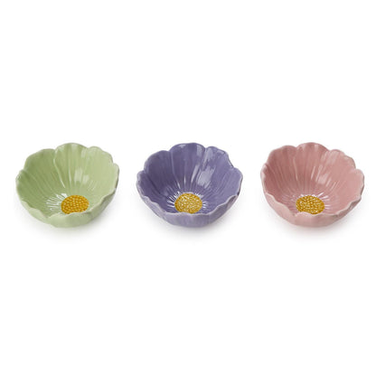 Flower Tidbit Bowls, Set of 3 - product image 3