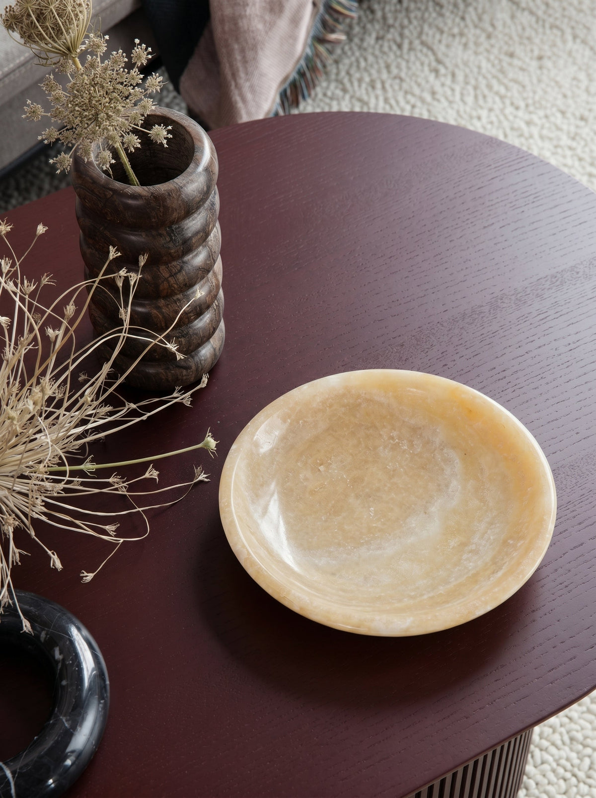 Natural Onyx Decorative Shallow Bowl - product image 8
