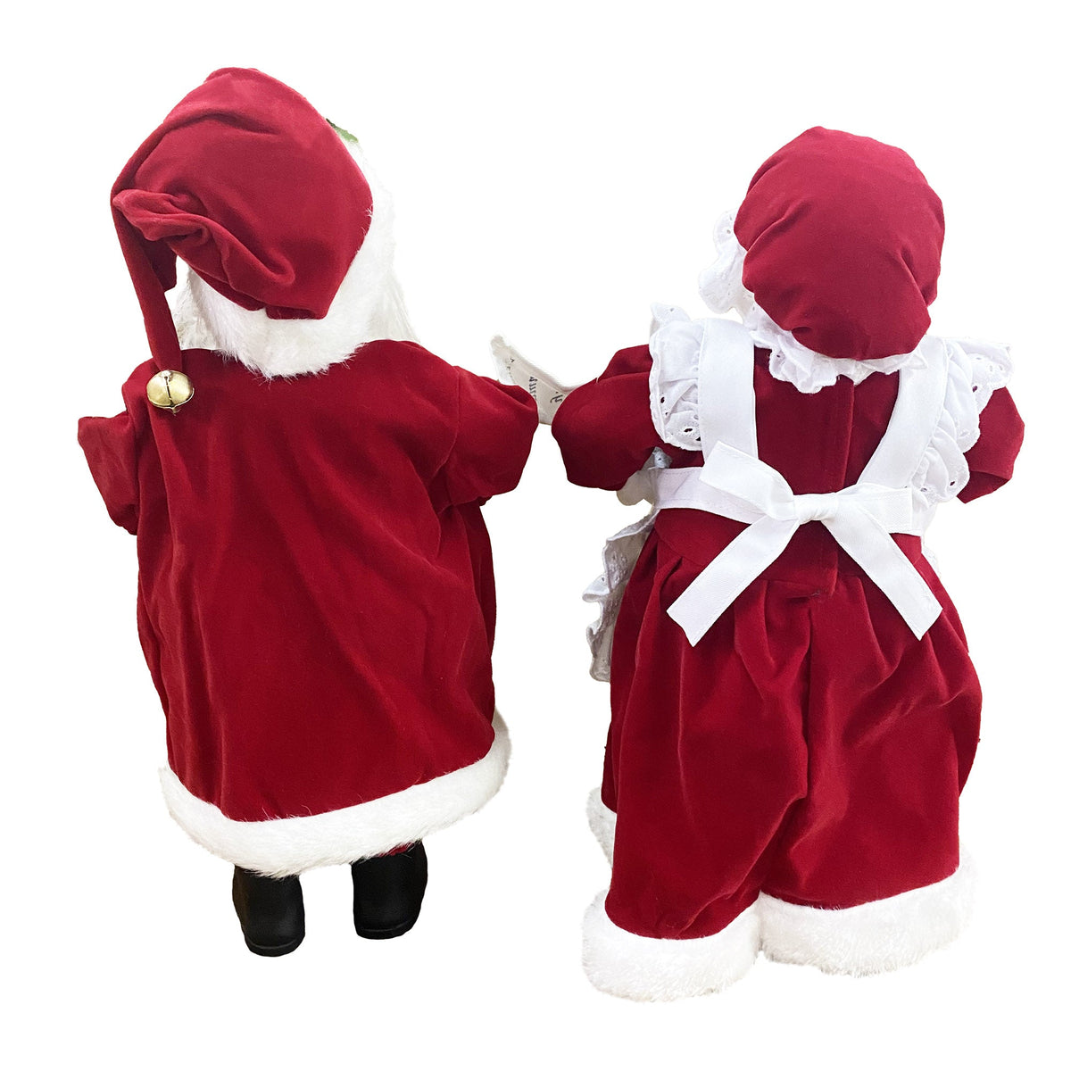 Mr. & Mrs. Claus Holiday Figurines, Set of 2 - product image 3