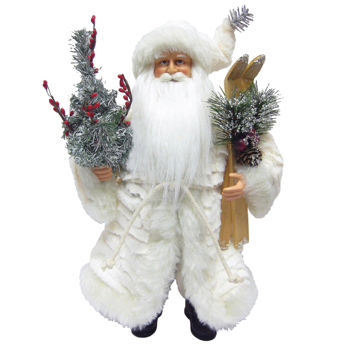 Winter White Santa Holiday Figurine - product image 1