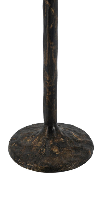 Black and Gold Iron Candle Holders with Playful Loop Design, Set of 2 - product image 22