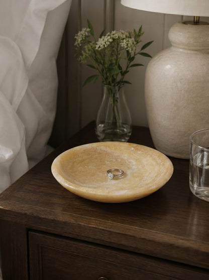 Natural Onyx Decorative Shallow Bowl - product image 7
