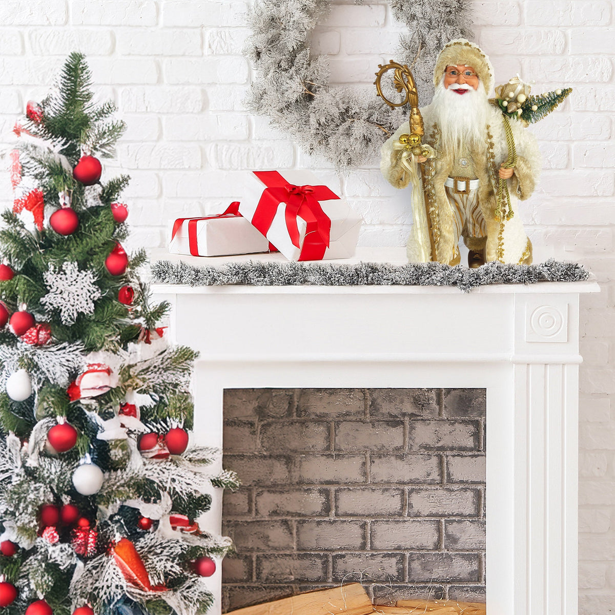 Victorian Santa Holiday Figurine - product image 3