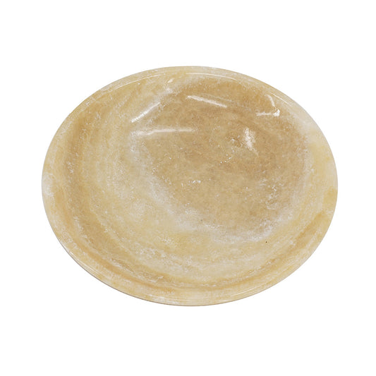 Natural Onyx Decorative Shallow Bowl - product image 1