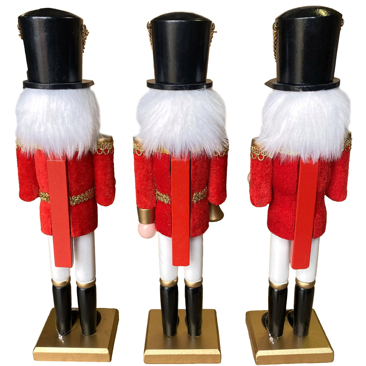 Red Marching Band Nutcracker Figurines, Set of 3 - product image 2